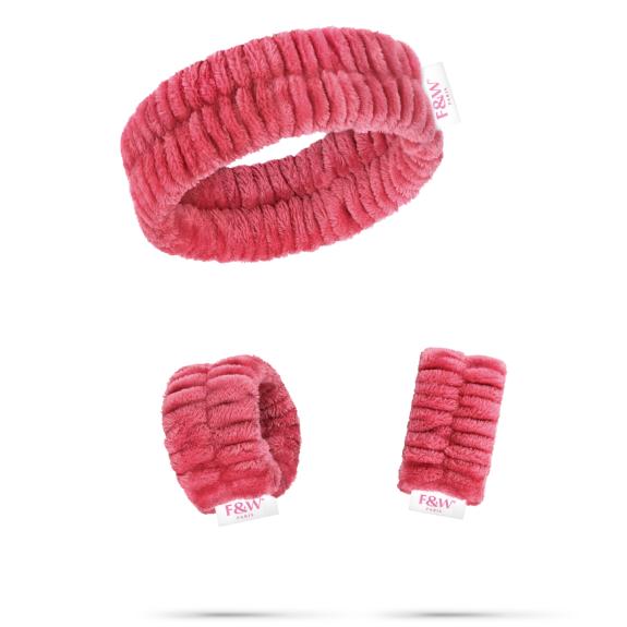 Set Bandeau & Manchettes en Microfibres