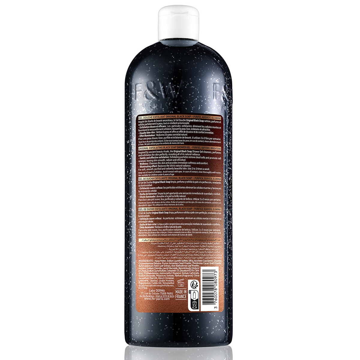 Brume Corporelle Black Oppio + Gel Douche Corps Et Cheveux - 200 Ml - Senteur Florale - Neuf