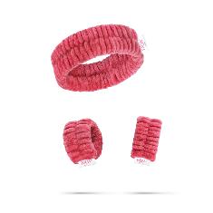 Set Bandeau & Manchettes en Microfibres