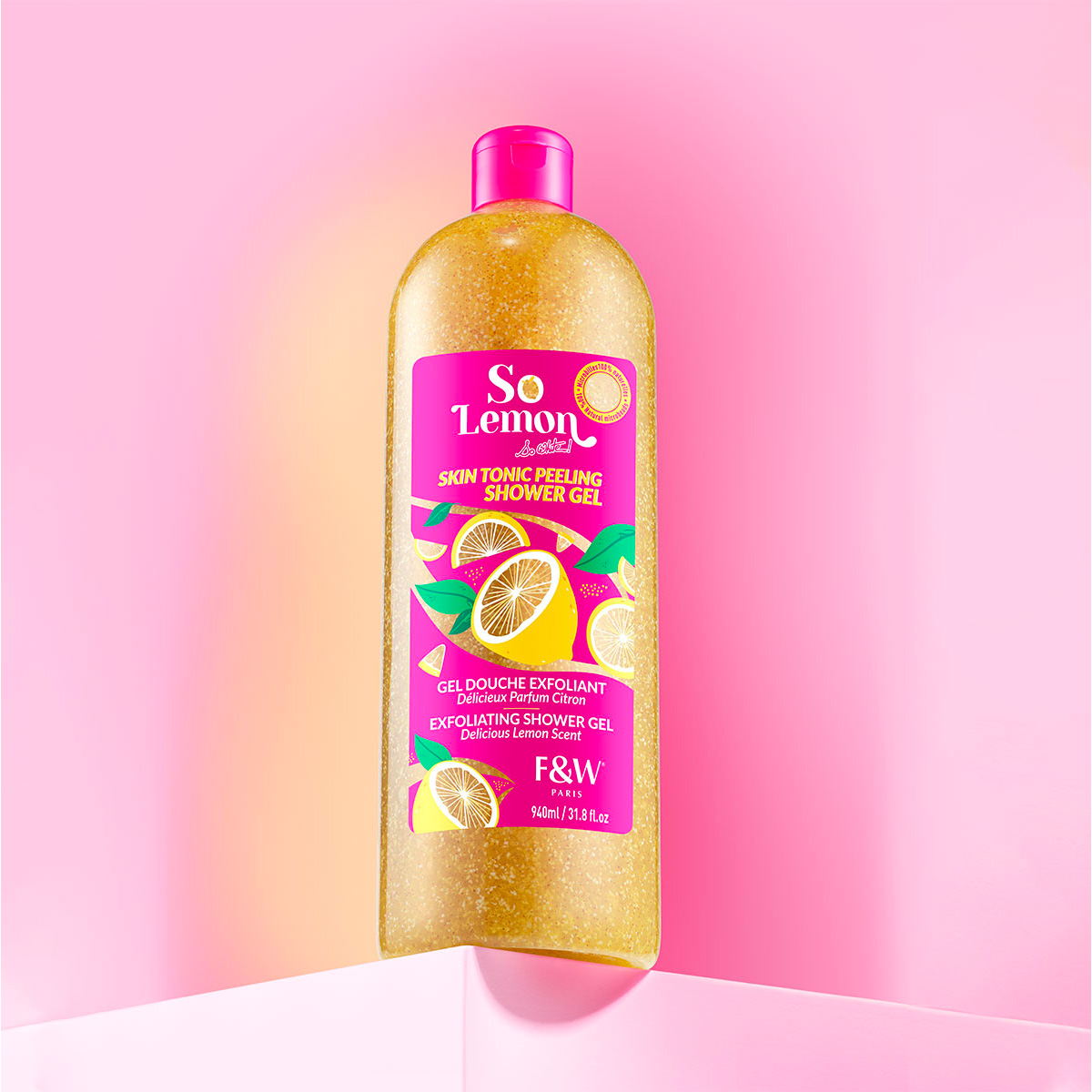 Gel Douche Exfoliant - Skin Tonic Peeling Shower Gel | So Lemon