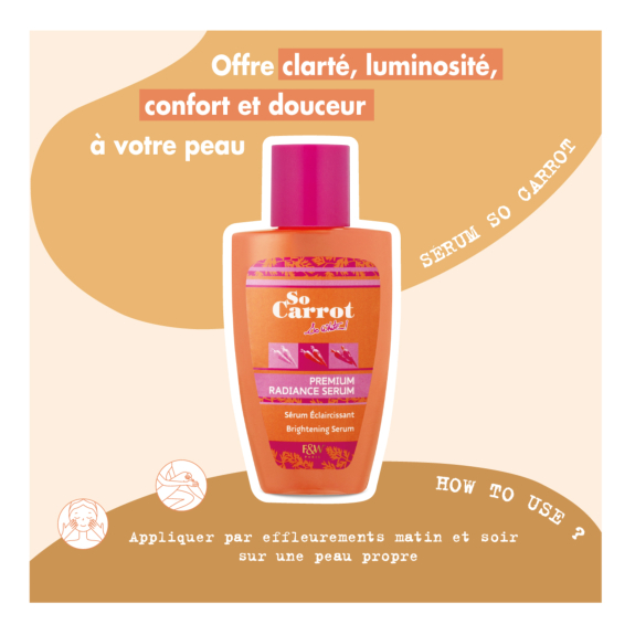 Premium radiance srum claircissant So Carrot!